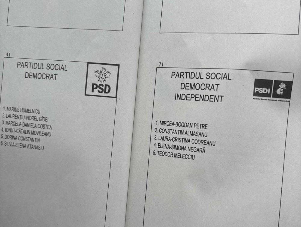 Confuzie la alegeri? Două partide cu nume și sigle aproape identice cu cele ale PSD au obținut numeroase voturi la parlamentare