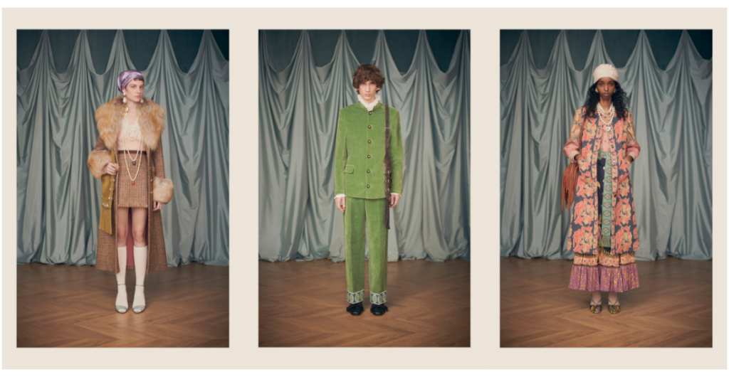Alessandro Michele, fostul designer al Gucci, a debutat cu o colecție pre-fall 2025 pentru Valentino inspirată din anii ’70