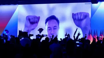 Elon Musk a fost prezent la un eveniment electoral al partidului de extremă dreapta din Germania