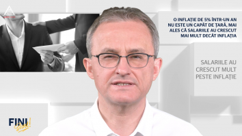 Fini sunt! O inflație de 5% într-un an nu este un capăt de țară mai ales că salariile au crescut mai mult decât inflația