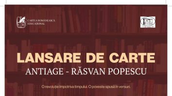 Răsvan Popescu lansează astăzi la Iași cartea „Antiage”, la Librăria Cartea Românească Educațional