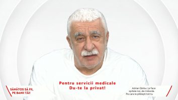 Adrian Sârbu: Pentru servicii medicale, du-te la privat! Ca să rămâi sănătos. La stat, Guvernul își tratează bolnavii pe banii tăi