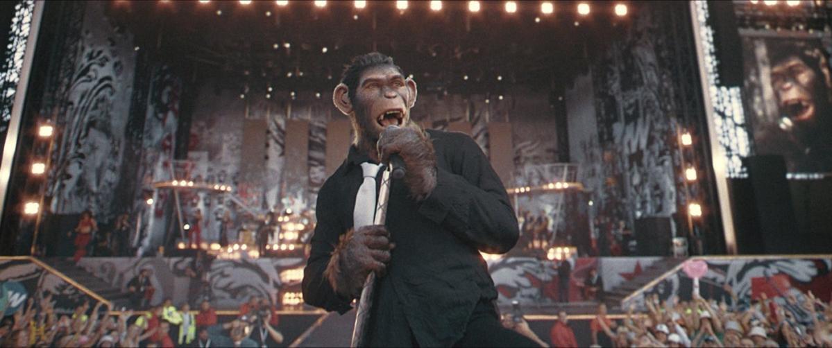 Filmul biografic „Better Man”, care îl prezintă pe Robbie Williams jucat de un cimpanzeu CGI, a înregistrat încasări slabe în weekend-ul de debut