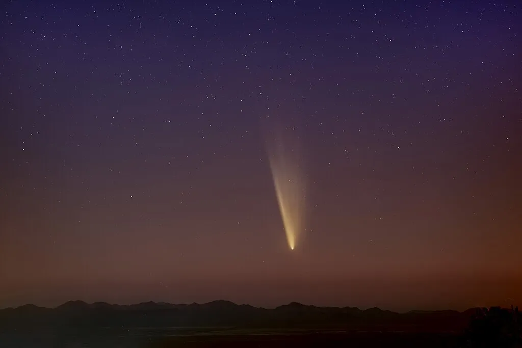 Cea mai strălucitoare cometă a secolului apare pe cer luni. Cel mai bun moment pentru a vedea cometa C/2024 G3