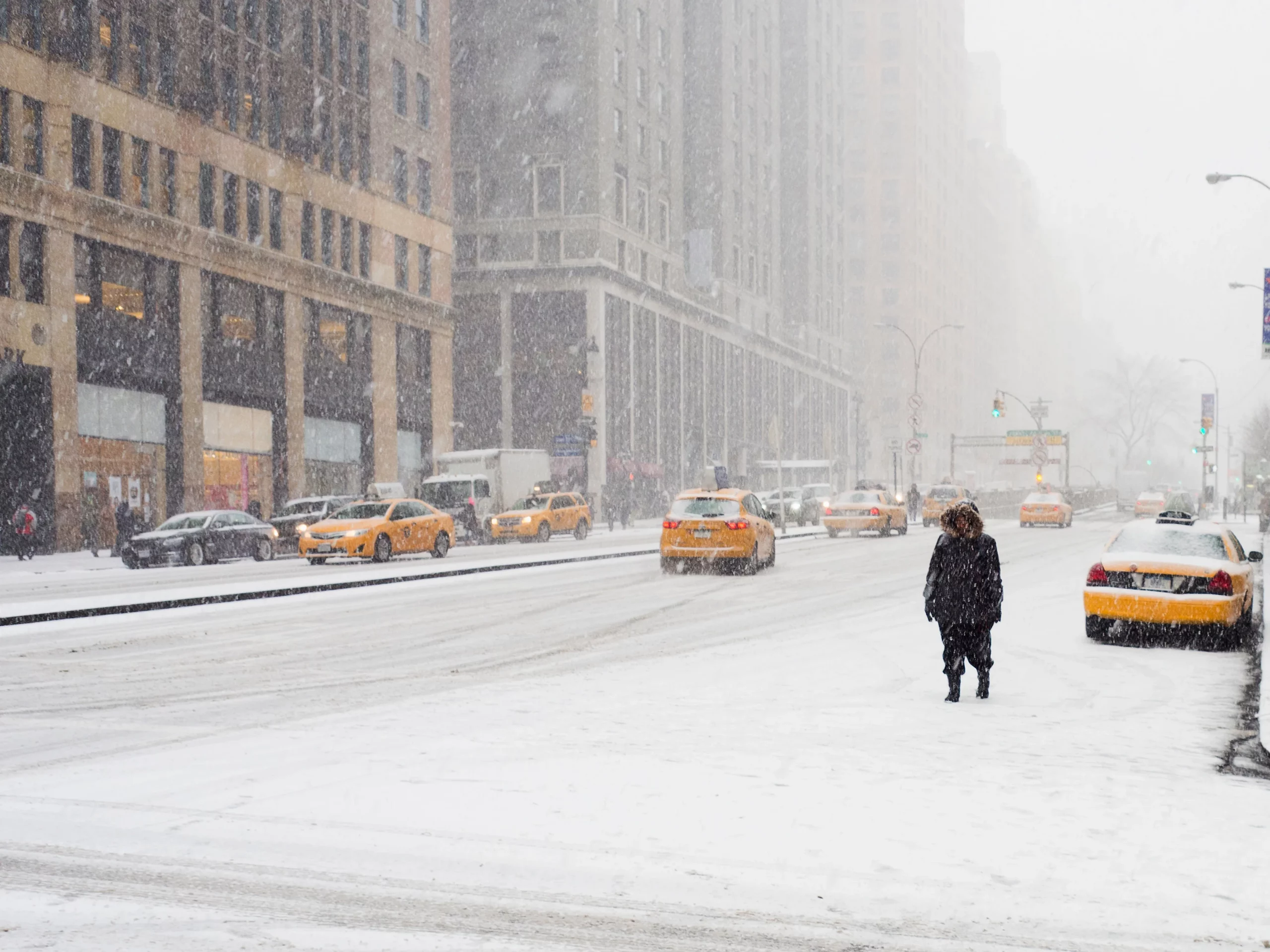Un val de aer arctic va aduce vreme rece în SUA. În unele zone, stratul de zăpadă va ajunge la șase centimetri