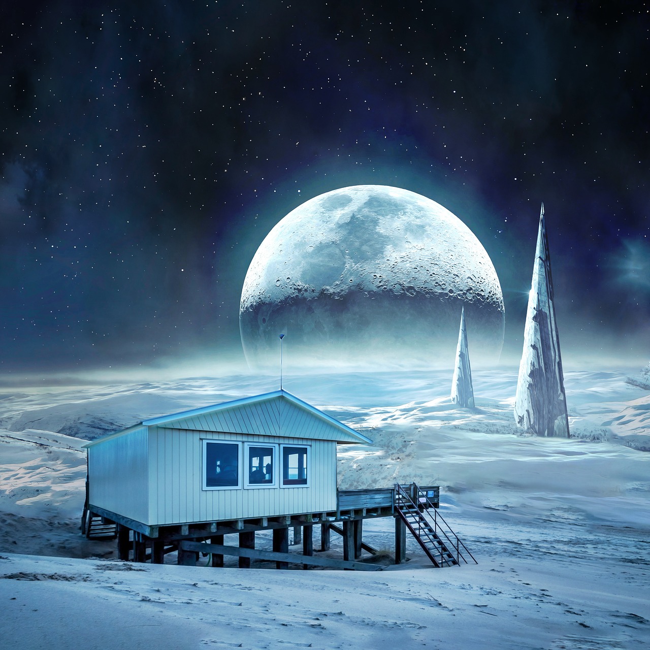 O casă de 10 cm ajunge pe Lună. Visul unui artist suedez devine realitate