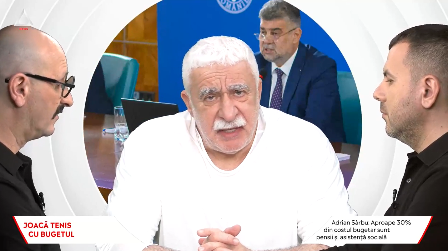 Adrian Sârbu: Bugetul anului 2025 e o ficțiune. N-o să ai mai mulți bani, o să ai mai multe datorii. Ciolacu are un singur obiectiv – să treacă de alegeri cu bine. Guvernul trebuie restructurat; numărul Ministerelor trebuie redus la 7