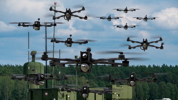 O dronă rusească s-a prăbușit la Grindu, aproape de Municipiul Galați, în timpul unui atac rusesc