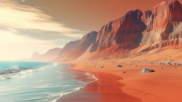 Marte a avut cândva plaje minunate pentru vacanțe: Ce a descoperit roverul Chinei