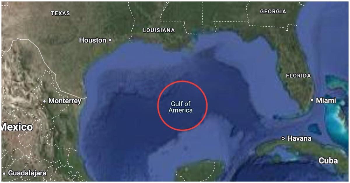 Google schimbă oficial numele Golfului Mexic în Golful Americii
