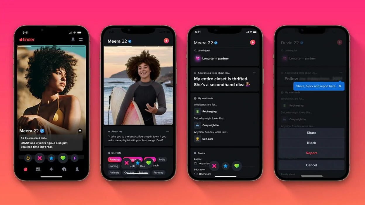 Tinder vrea să adopte noi funcții bazate pe Inteligența Artificială