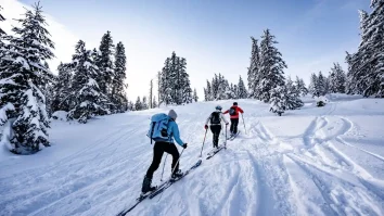 Care e noul trend la schi? „Uphilling” face ravagii printre schiorii americani din stațiunile montane de lux