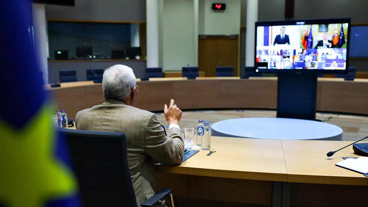 Liderii celor 27 de state membre ale UE s-au reunit miercuri prin videoconferință. România nu dorește să trimită trupe în Ucraina