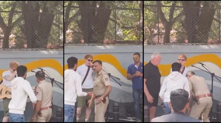 Poliția l-a oprit pe Ed Sheeran în timp ce cânta „Shape of You” pe o stradă din India. Cum au reacționat fanii
