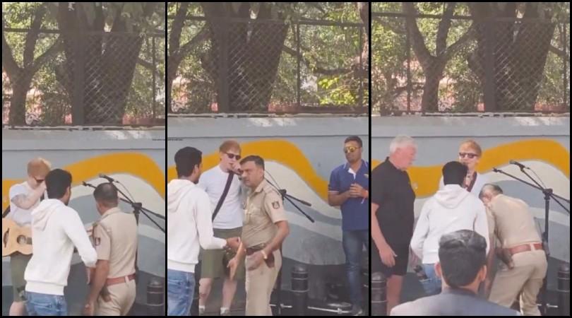 Poliția l-a oprit pe Ed Sheeran în timp ce cânta „Shape of You” pe o stradă din India. Cum au reacționat fanii