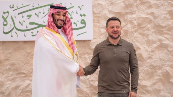 Zelenski se întâlnește cu prințul Arabiei Saudite pentru a discuta încheierea războiului cu Rusia