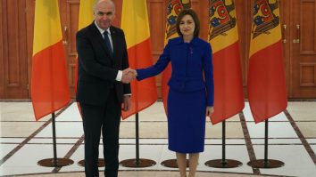 Ilie Bolojan și Maia Sandu susțin o conferință de presă. Președintele interimar: „Modul în care se va obține pacea pentru Ucraina va influența decisiv securitatea noastră”