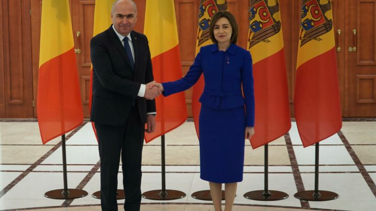 Ilie Bolojan și Maia Sandu susțin o conferință de presă. Președintele interimar: „Modul în care se va obține pacea pentru Ucraina va influența decisiv securitatea noastră”