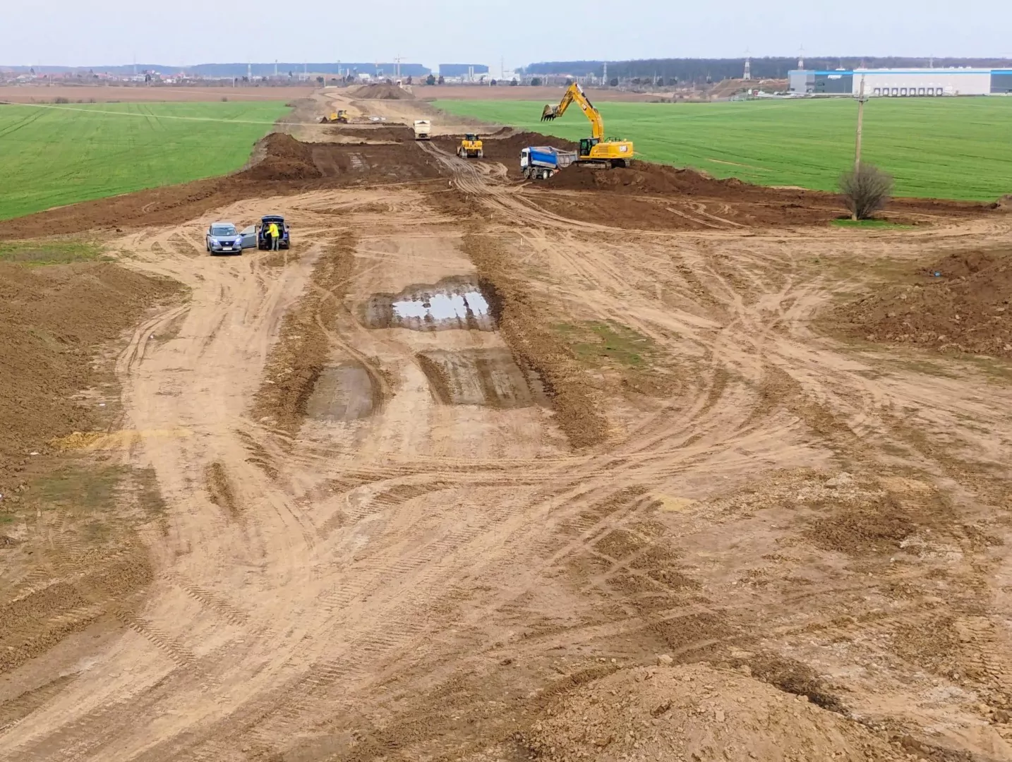 Lucrările pentru lotul 1 al Autostrăzii A0 Nord au început. Ionuț Ciurea: „Sunt vreo șase structuri mai mici sau mai mari. Astea ar fi lucrările deosebite”