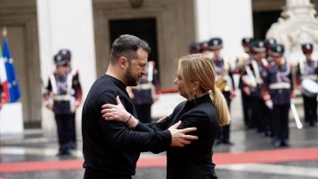 Zelenski, după întâlnirea cu Giorgia Meloni: „Putin e singurul care vrea război. Ucraina are nevoie de garanții de securitate”