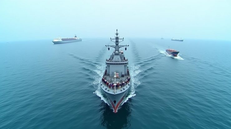 O nava de război rusească a fost detectată în apropierea apelor britanice. Ce urmărește, de fapt, Rusia