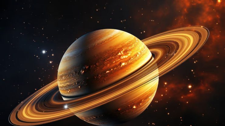 Astronomii au identificat 128 de sateliți noi care înconjoară planeta Saturn