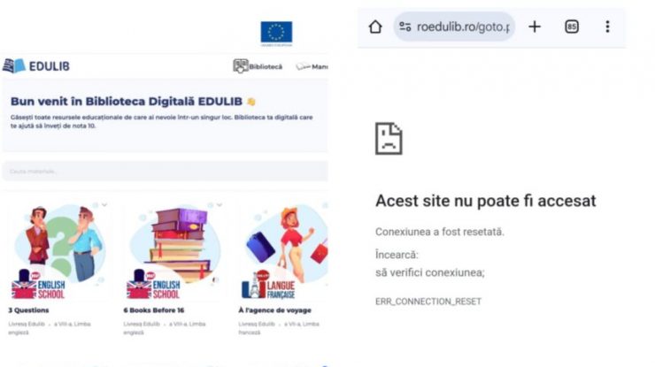 Cine vrea carte, n-are parte. Cadrele  didactice reclamă faptul că Biblioteca Școlară Virtuală nu poate fi accesată de către profesori și elevi