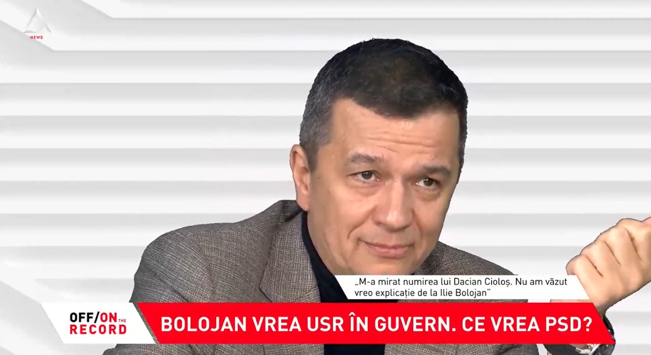 Sorin Grindeanu, nr. 2 din PSD, îi critică pe Ilie Bolojan și pe Nicușor Dan
