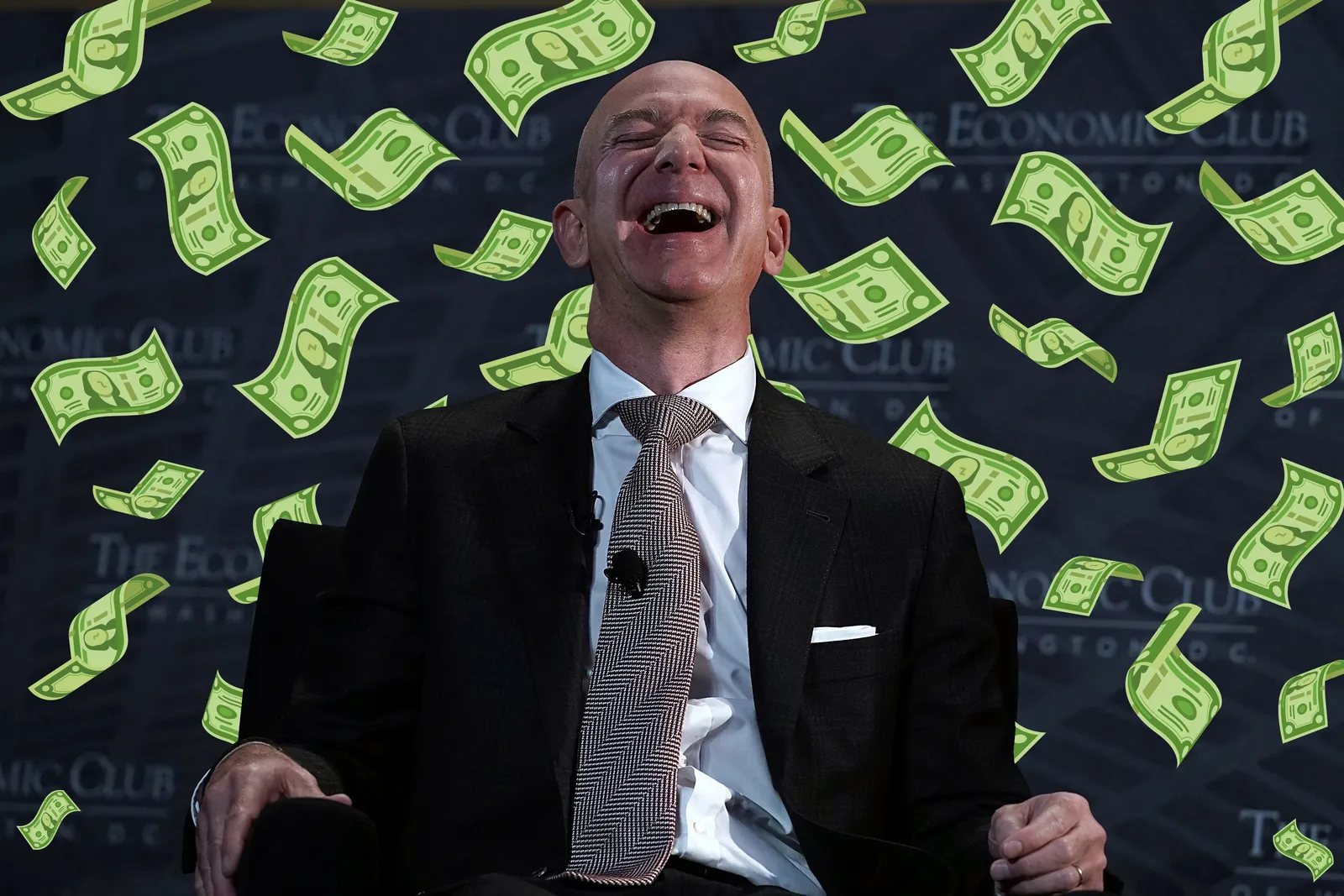 Jeff Bezos câștigă mai mult într-o secundă decât un american într-o săptămână