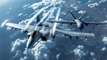 Un avion de luptă rus s-a apropiat periculos de o dronă franceză în spațiul aerian internațional: „E un atac al Rusiei împotriva Franței”