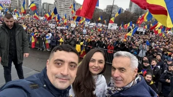 George Simion și Anamaria Gavrilă anunță că își vor depune amândoi candidaturile la prezidențiale, apoi unul se va retrage