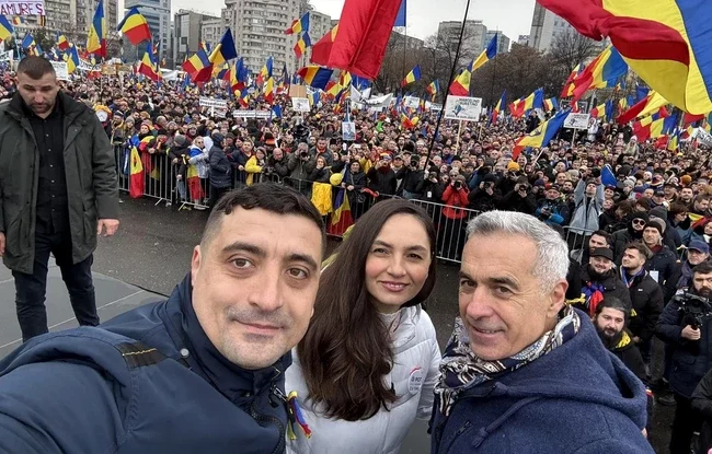 George Simion și Anamaria Gavrilă anunță că își vor depune amândoi candidaturile la prezidențiale, apoi unul se va retrage