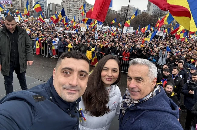 George Simion și Anamaria Gavrilă anunță că își vor depune amândoi candidaturile la prezidențiale, apoi unul se va retrage