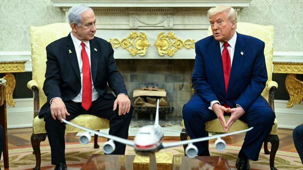 Donald Trump și Benjamin Netanyahu la Casa Albă