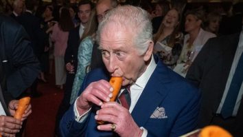 Regele Charles a făcut spectacol la Castelul Windsor la un flaut din morcov