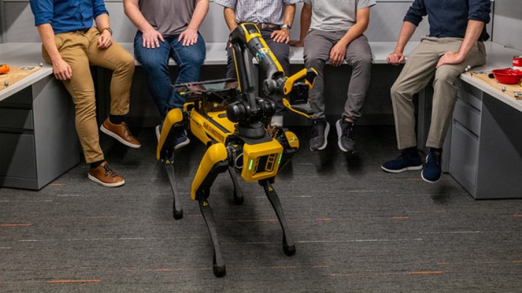 În Italia se deschide primul magazin de câini-robot. Aceștia răspund comenzilor și pot interacționa cu oamenii