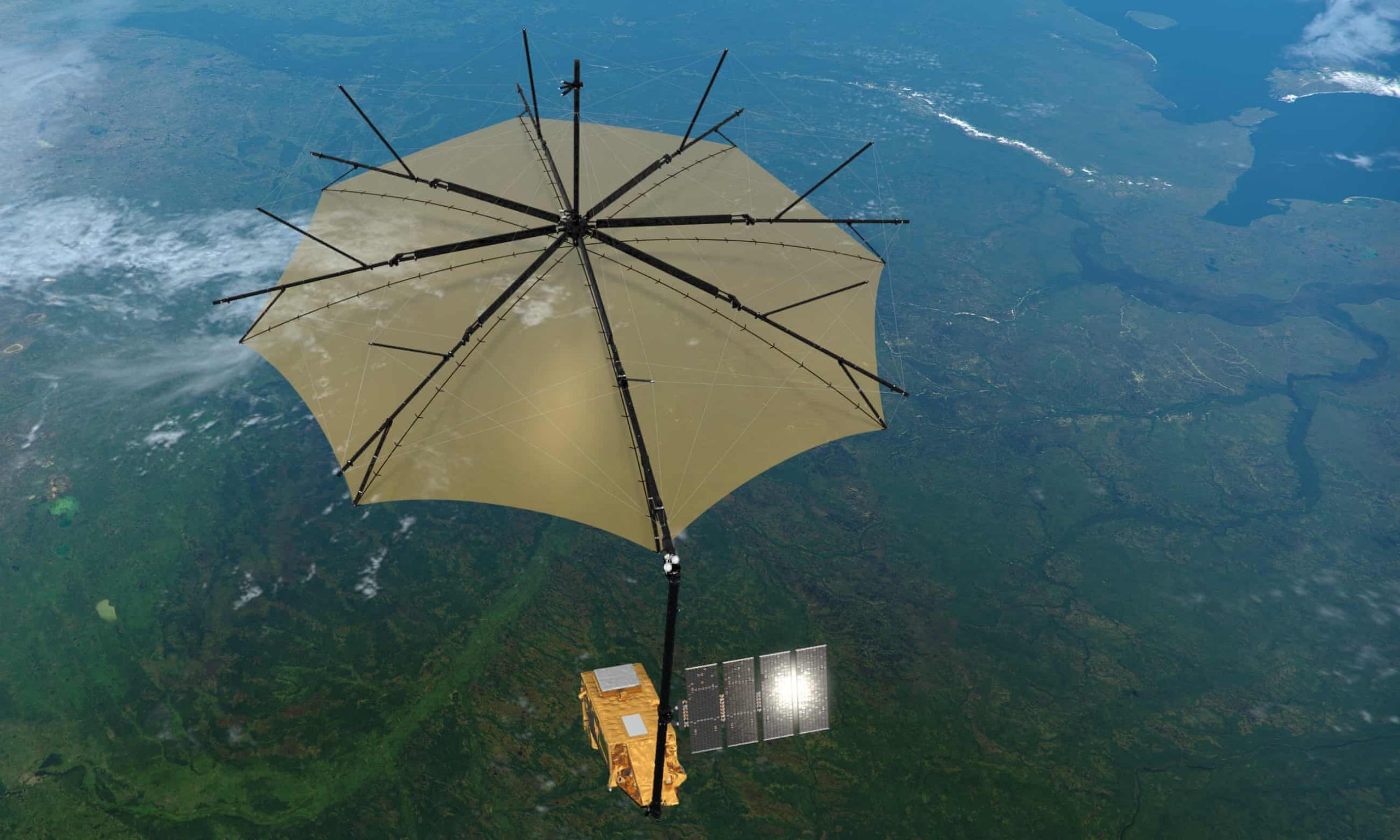 O sondă spațială va crea hărți 3D ale pădurilor tropicale, pentru a măsura conținutul de carbon