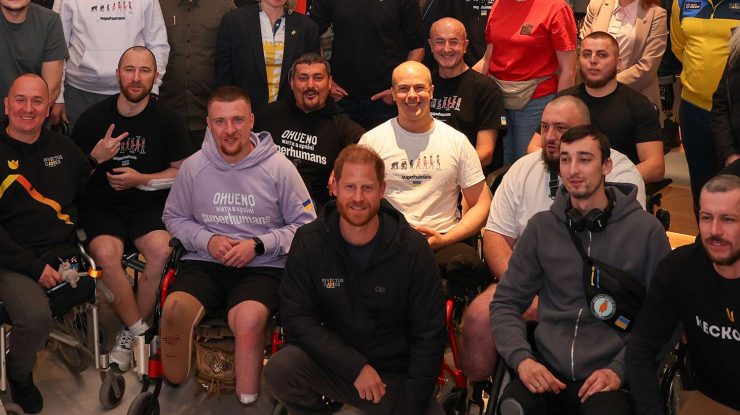 Prințul Harry a efectuat o vizită neanunțată în Ucraina. Vizita a fost parte a angajamentului continuu de a sprijini veteranii