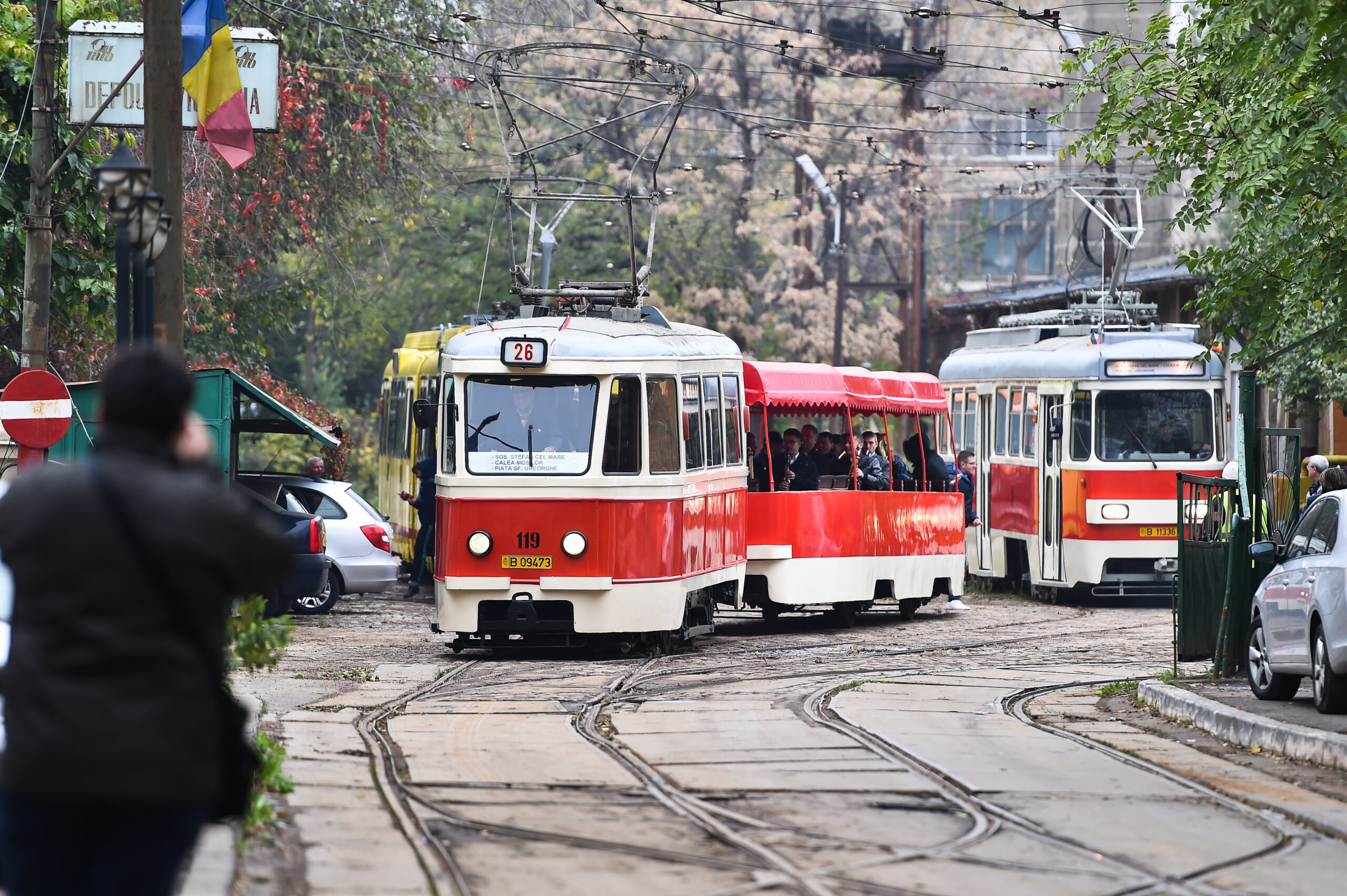 Parada tramvaielor de epocă revine în București, de 1 mai. STB pregătește un spectacol cu muzică și fanfară