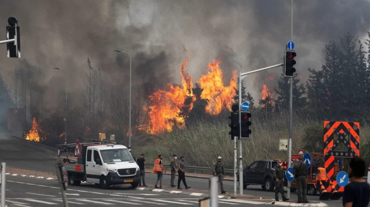 Ţara Sfântă e cuprinsă de flăcări. Peste 2.000 de hectare de teren în regiunea Ierusalimului au fost afectate de incendii