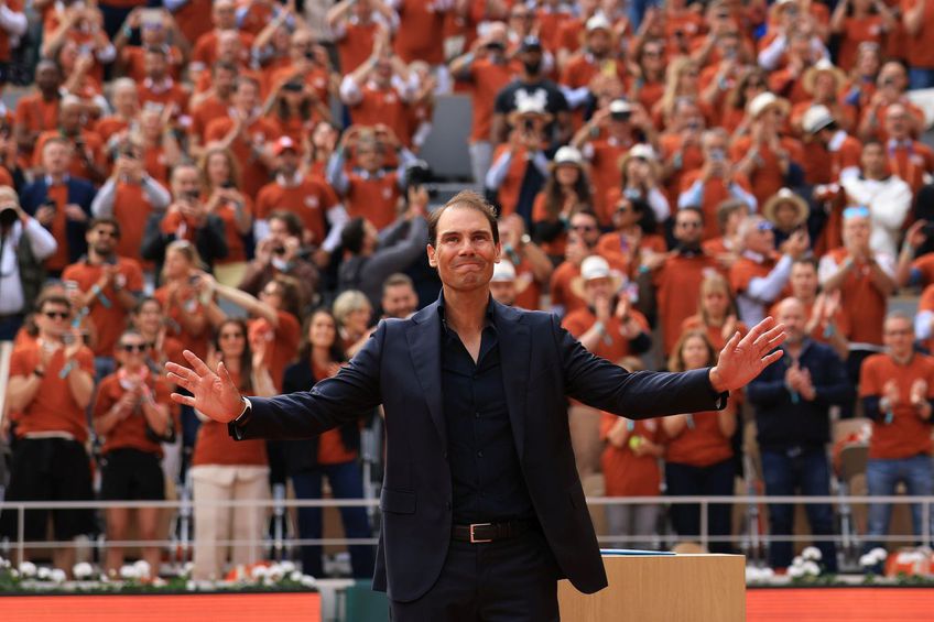 Momente emoționante la Roland Garros: Rafael Nadal, câștigător al trofeului de 14 ori, a fost omagiat la Paris