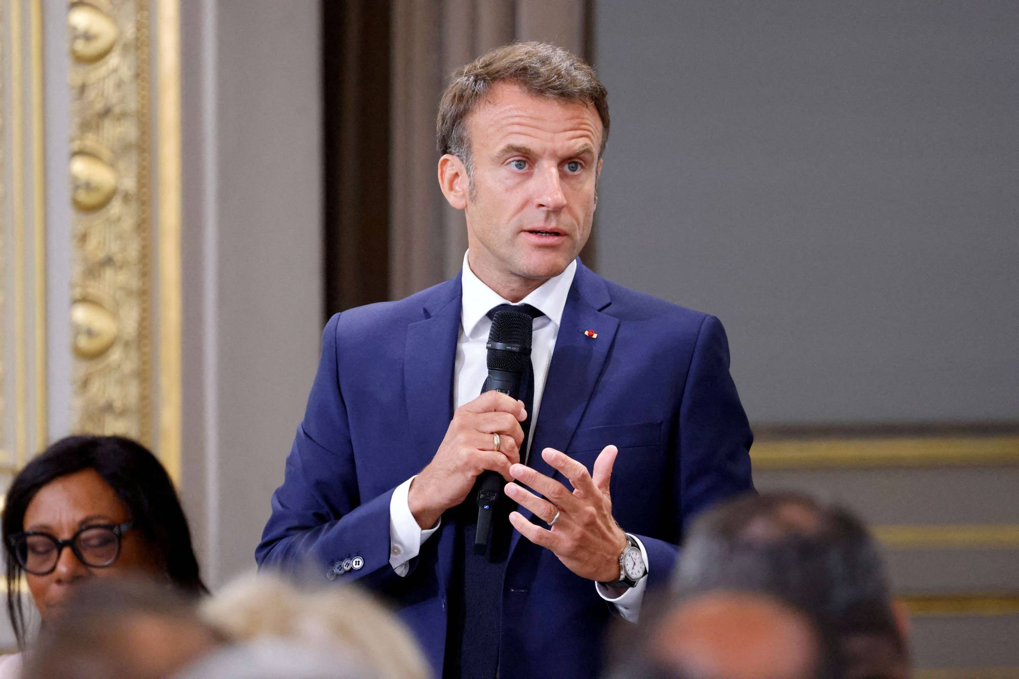Emmanuel Macron susține că Franța este pregătită să desfășoare trupe pe teritoriul Poloniei în cazul unei agresiuni din partea Rusiei