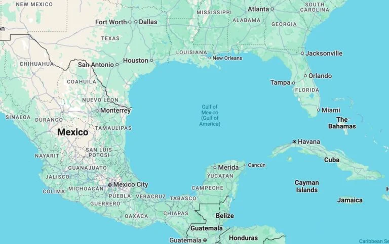 Mexicul dă în judecată Google pentru schimbarea denumirii Golfului Mexic pentru utilizatorii din SUA