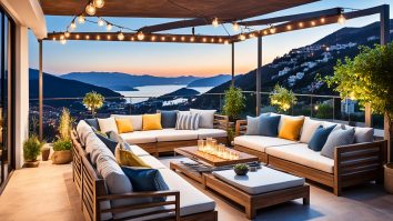 Terasa e locul în care mulți oameni aleg să se relaxeze. Ada Tache, designer: „Aș adăuga, pentru un grad de intimitate, niște rolete”