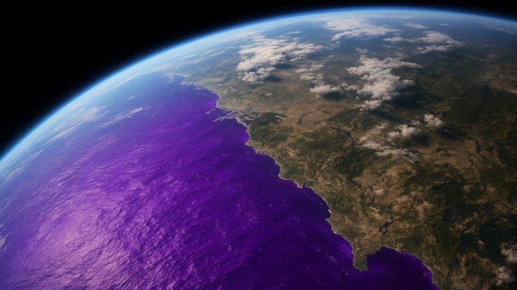 STUDIU: Pământul își va pierde culoarea albastră și o să devină mov. Poluarea va schimba compoziția chimică a apelor