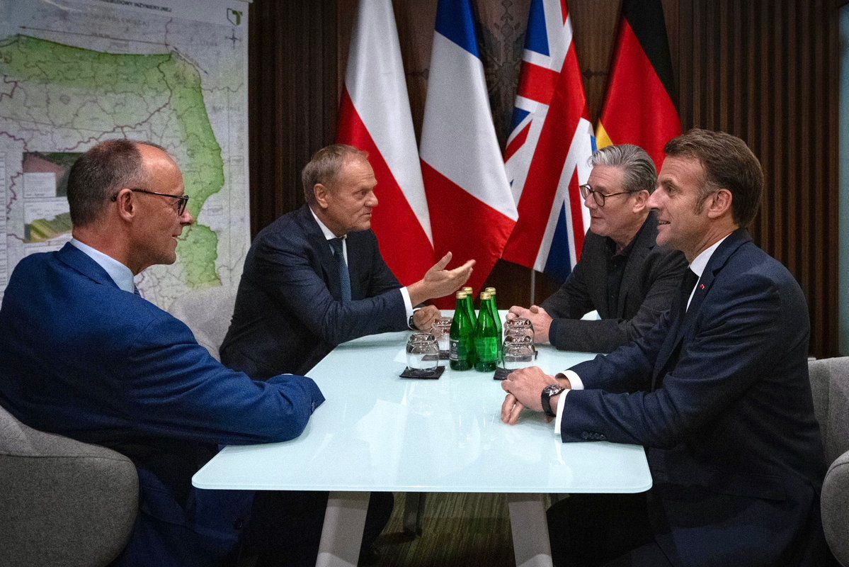 Liderii din Marea Britanie, Franța, Germania și Polonia ajung Kiev pentru a susține încetarea focului de 30 de zile