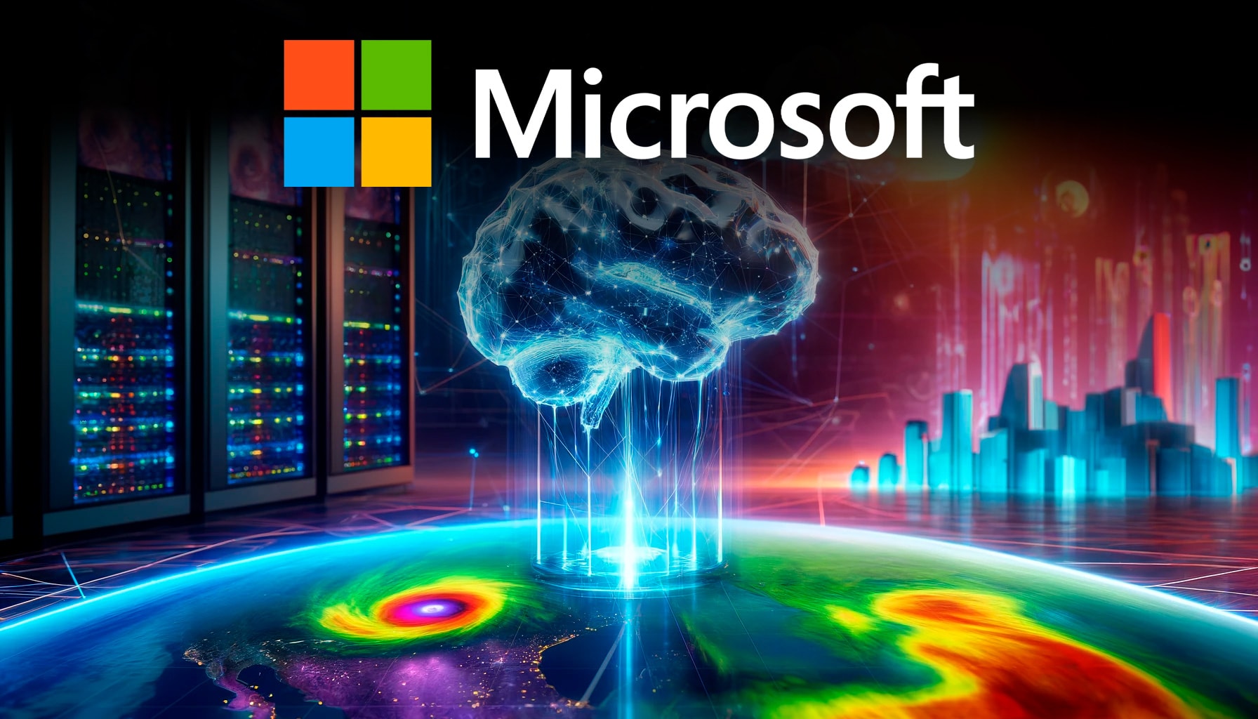 Microsoft lansează Aurora, noul model A.I. care revoluționează prognoza meteo