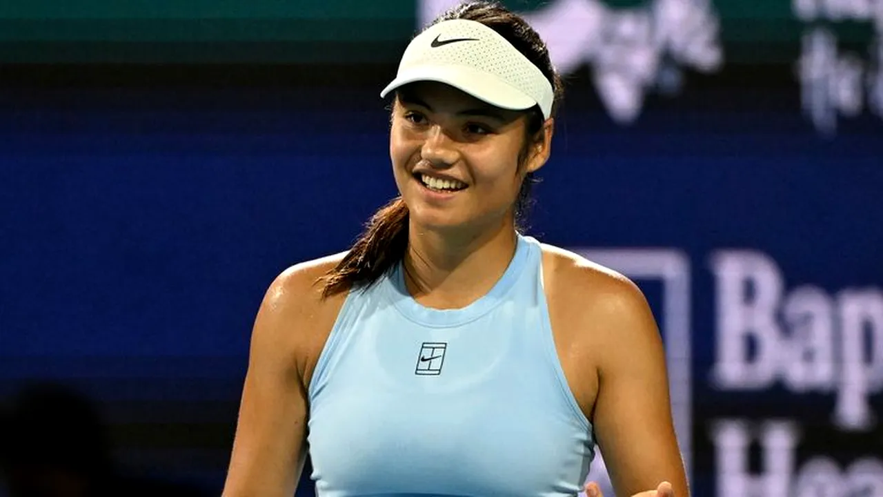 Emma Răducanu s-a calificat în optimile turneului WTA 1000 de la Roma