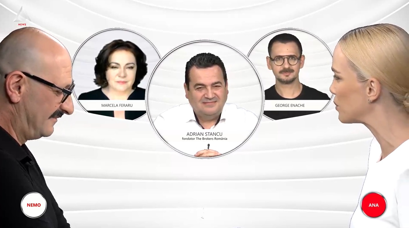 ȘTIU, 26 mai, ora 20:00, cu Ana Maria Rus și Lucian Nemoiu. Invitat: Adrian Stancu, fondator The Brokers România