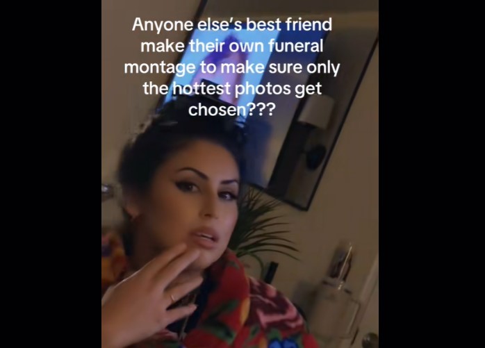 VIDEO. O femeie și-a pregătit în avans propria înmormântare. Femeia a ales poze pentru finalul vieții și a făcut un video de 24 de minute